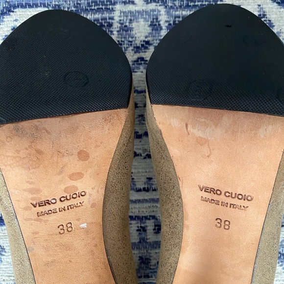 Katie Lombardo peep toe stilettos. Sz 38 - Picture 5 of 6